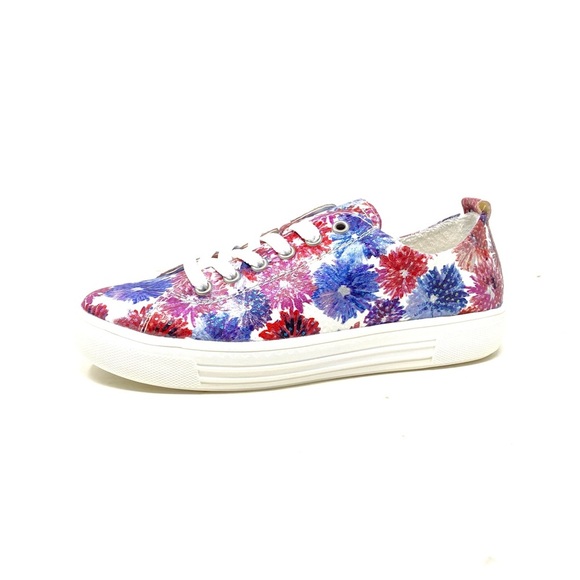 Remonte Shoes - Remonte Alina 00 D0900-91 Floral Leather Comfort Sneakers Size 37 NIB